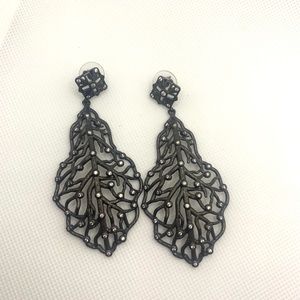 Kendra Scott Luxe Gunmetal Ariel